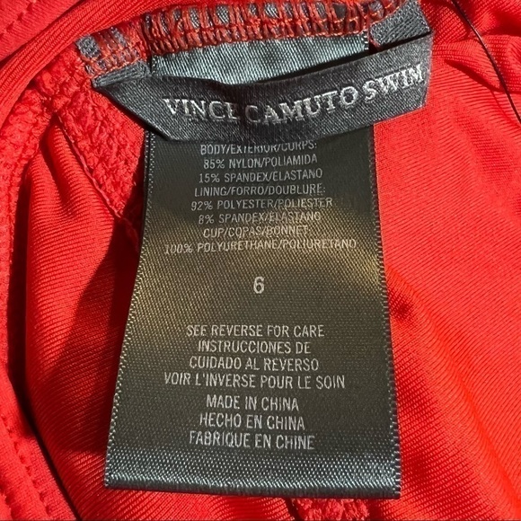 Vince Camuto Knot-Front Halter One-Piece Swimsuit - Picture 8 of 8